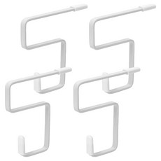 小麥購物 日系桌邊掛鉤 L2350, 4個, 白色