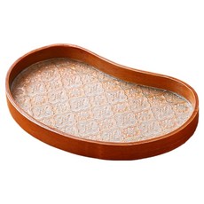 Sun&Dream 復古高級木製新月托盤, 混色