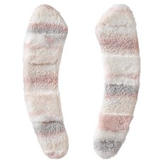 FaSoLa 日本 加厚易可絨保暖馬桶坐墊貼, 1組, 粉色條紋