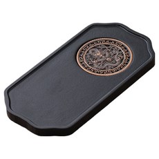 Sun&Dream 高級木質茶道托盤 w006, 黑色