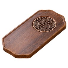 썬앤드림 高級茶道托盤 木質托盤 w008, 棕色