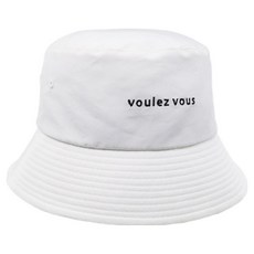 VoulezVous 布魯克斯戶外漁夫帽, 1個, 白色