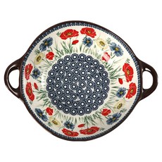 New Polanier 附耳碗 大, 1個, 罌粟花
