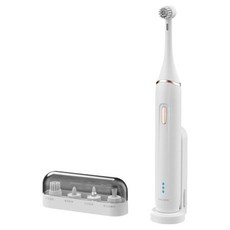 FUTURE LAB. 未來實驗室 Type-C充電 電動旋轉潔牙組 附刷頭收納盒, 1組, Ultraclean, 白色