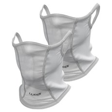 韓國 LUDiS 戶外抗UV涼感運動口罩 LUPDUA05, 2個, 白色