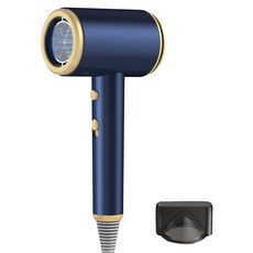 SAMSEA 強力風量 專業級負離子吹風機 1700W, 藍色, 單一商品