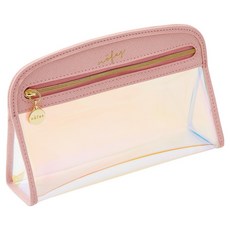 Raymay 藤井 No Paces 全息圖收納包, 1個, 花漾粉