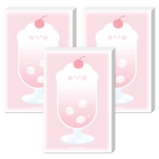 도나와 친구들 과일소다 떡메모지, 복숭아 도나, 3개, 100매