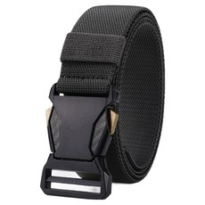 액티제노 남성용 아웃도어 스포츠 나일론 전술 벨트, 그레이, 1개