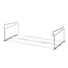 小麥購物 可調節分層收納鞋架 L2374, 1個, 白色