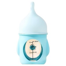 PASTEL PET 寵物防噴閥奶瓶 80ml, 1個, 藍色