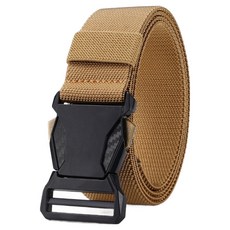 액티제노 남성용 아웃도어 스포츠 나일론 전술 벨트, 사막, 1개
