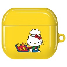 AirPods 1/2 Hello Kitty食譜光澤硬殼, 黃色, 單品