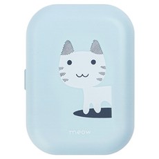 블루인쇼어 UVC-LED 충전식 휴대용 칫솔살균기 DMC-NH01, 고양이블루, DMC-NH01B