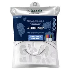 HeyDoodle 感官矽膠畫墊, 1組, 美味食物ABC