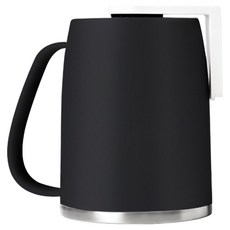 hillo 이지 304스텐 손잡이 꺼꾸리 자석 양치컵, 블랙, 1개