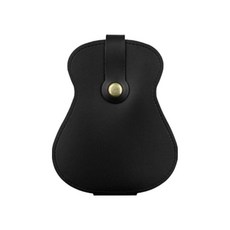 대성 디자인 기타피크 18입 파우치, 블랙, 1개