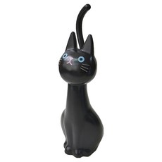 Mitsukin 三金 喵咪造型馬桶刷, 黑色