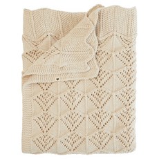 BIBS Knitted Blanket 針織棉毯, 象牙白