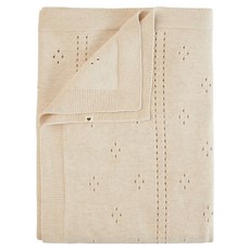 BIBS Knitted Blanket 針織棉毯, Pointelle 象牙白