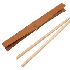 大星皮革鼓棒套 結型盒, 棕色, 1個