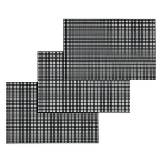 Khohimo DIY 包包材料配件 側板 底板 網格板 42 x 60 cm 5W0488, 黑色, 3個