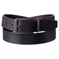 BASIC HOUSE 方形雙面扣環牛皮腰帶 LZBT0002