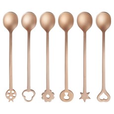 sambonet Party Portafort Living Antique Pvd 湯匙, 6個, 銅色