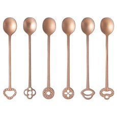 sambonet Party Oriental Living Antique Pvd 湯匙, 6個, Copper