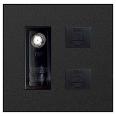 winners Bello霧面複合式CATV 8p+8p 黑色, 1個