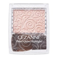 CEZANNE 珠光修容霜 打亮修容 2.4g, 1個, 02 象牙玫瑰