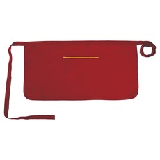 부용 국내산 바리스타 허리 앞치마, 레드, 1개