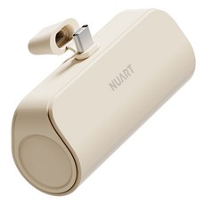 누아트 도킹형 미니 보조배터리 5000mAh, SPE-PA5GPQCP(C타입), 아이보리