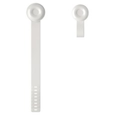 PEONIST 浴室配件 馬桶把手2件組, 白色