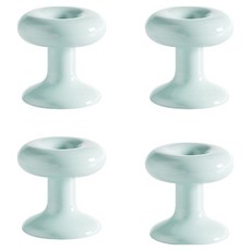 PEONIST 圓形甜甜圈造型馬桶掀蓋器把手 4入, 藍色