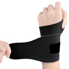 LIVING POCKET 超輕量按摩型護腕, 黑色, 2個