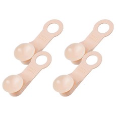 PEONIST 吸盤式馬桶蓋提把 4入, 桃色