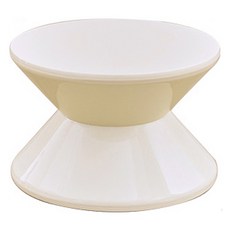 라라하우스 델라 모래시계 컬러 스툴 사이드 테이블 Small, 크림, 1개