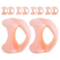 루네온 모던 발가락 끼우개 투명 핑크 2p, 5개