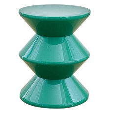 라라하우스 델라 모래시계 컬러 스툴 사이드 테이블 Large, 포레스트, 1개