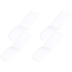 PEONIST 彩色防髒馬桶坐墊提蓋器 4入, 白色