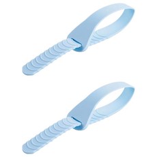 PEONIST 馬桶座矽膠衛生把手 2入, 藍色