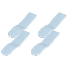 PEONIST 彩色防髒馬桶坐墊提蓋器 4入, 藍色