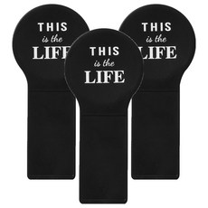 PEONIST 衛生夾式馬桶蓋提把 3入, 黑色