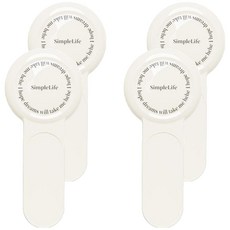 PEONIST 乾淨衛生馬桶蓋提把 4入, 奶油色