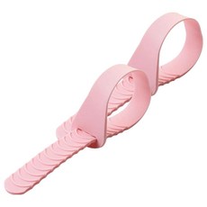 PEONIST 馬桶座矽膠衛生把手 2入, 粉紅色