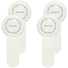 PEONIST 乾淨衛生馬桶蓋提把 4入, 薄荷綠