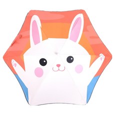 Yo!kAsa 繽紛可愛兒童卡通傘 防曬黑膠晴雨兩用