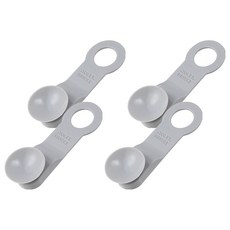 피어니스트 흡착식 변기 커버 고리 손잡이 4p, 그레이