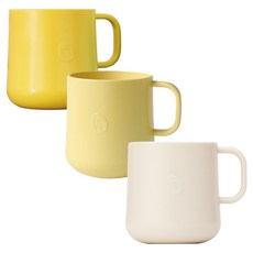 네스틱 유아용 컵 3종 세트, 레몬옐로우 + 바나나옐로우 + 바닐라, 1세트, 200ml